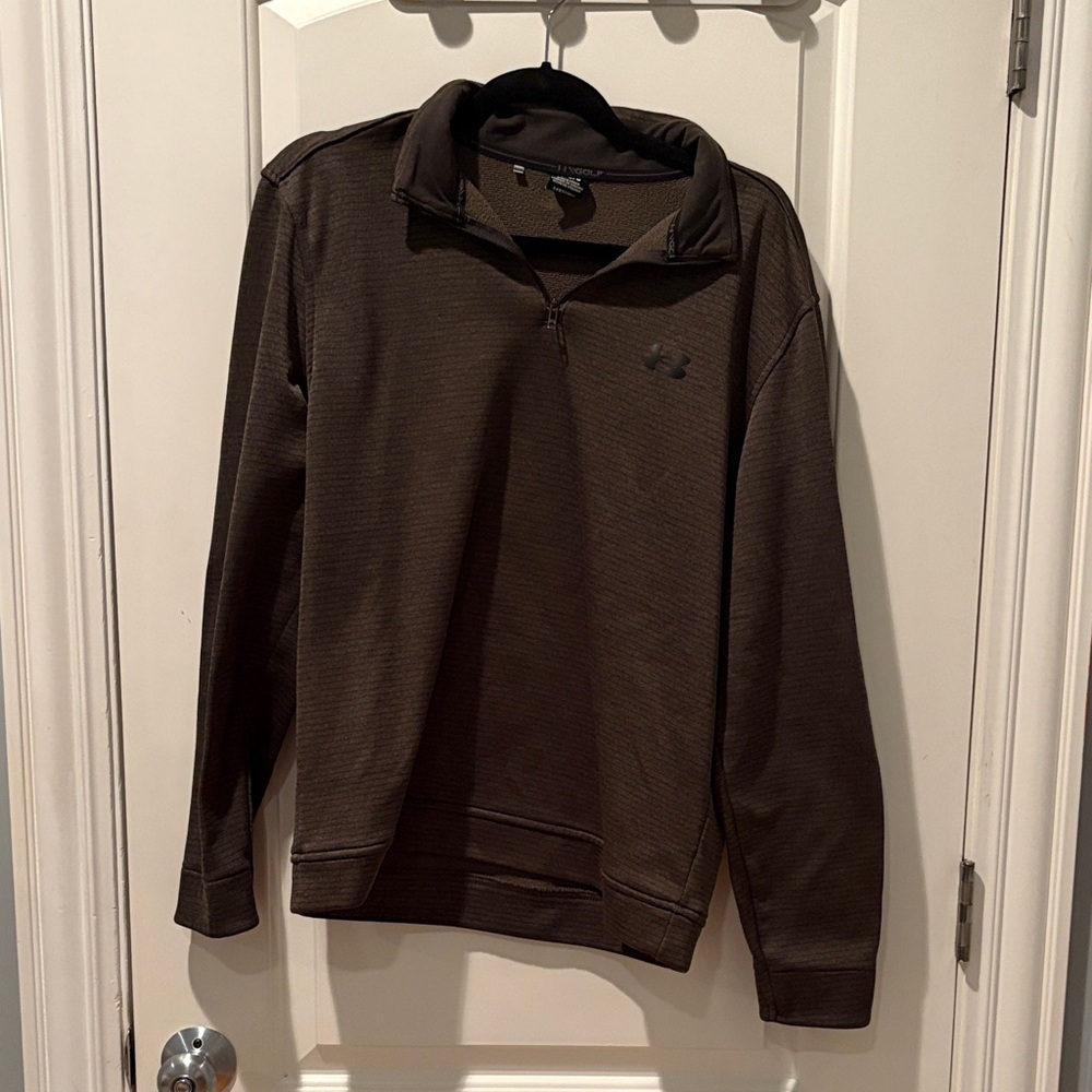Under Armour Olive Green Golf Half-Zip Pullover